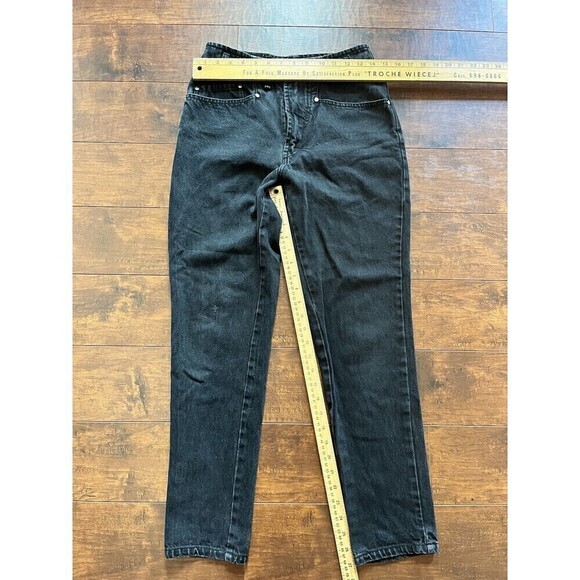 Vintage Union Bay Black Y2K Blue Revolution Sz 8P - Picture 6 of 11